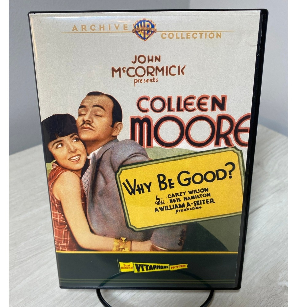 Why Be Good DVD 1929 Colleen Moore Silent Film Warner Archive Collection Romance